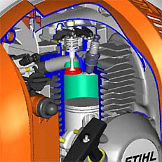 Perche d'élagage thermique HT 105