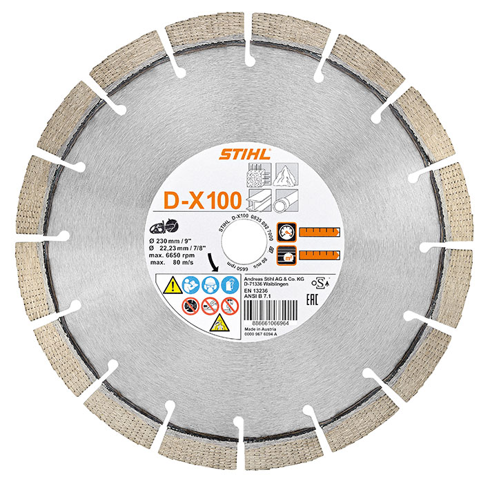 we pasta Glimpse Disque à découper diamanté, universel D-X100 | STIHL