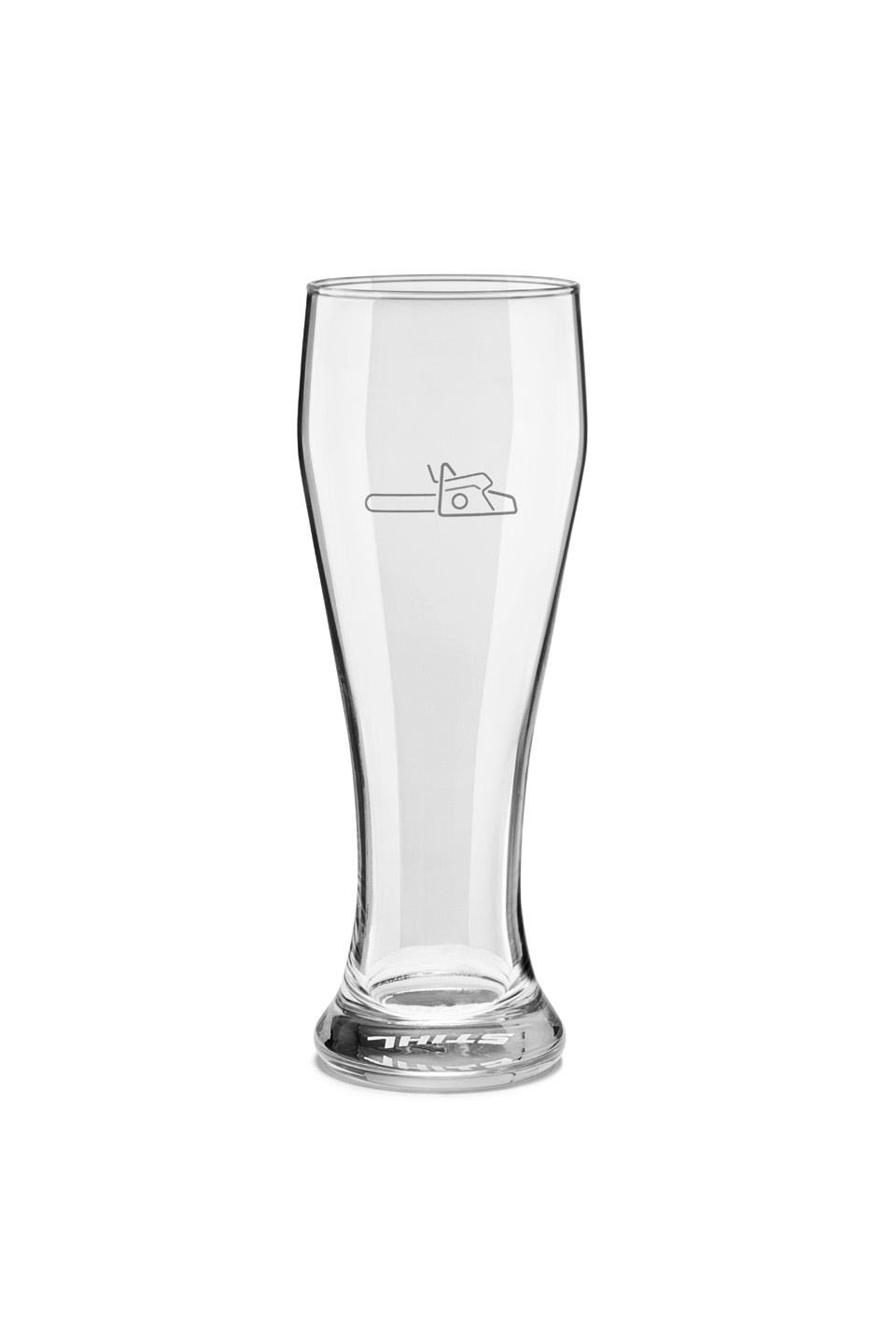 Set of two wheat beer glasses
