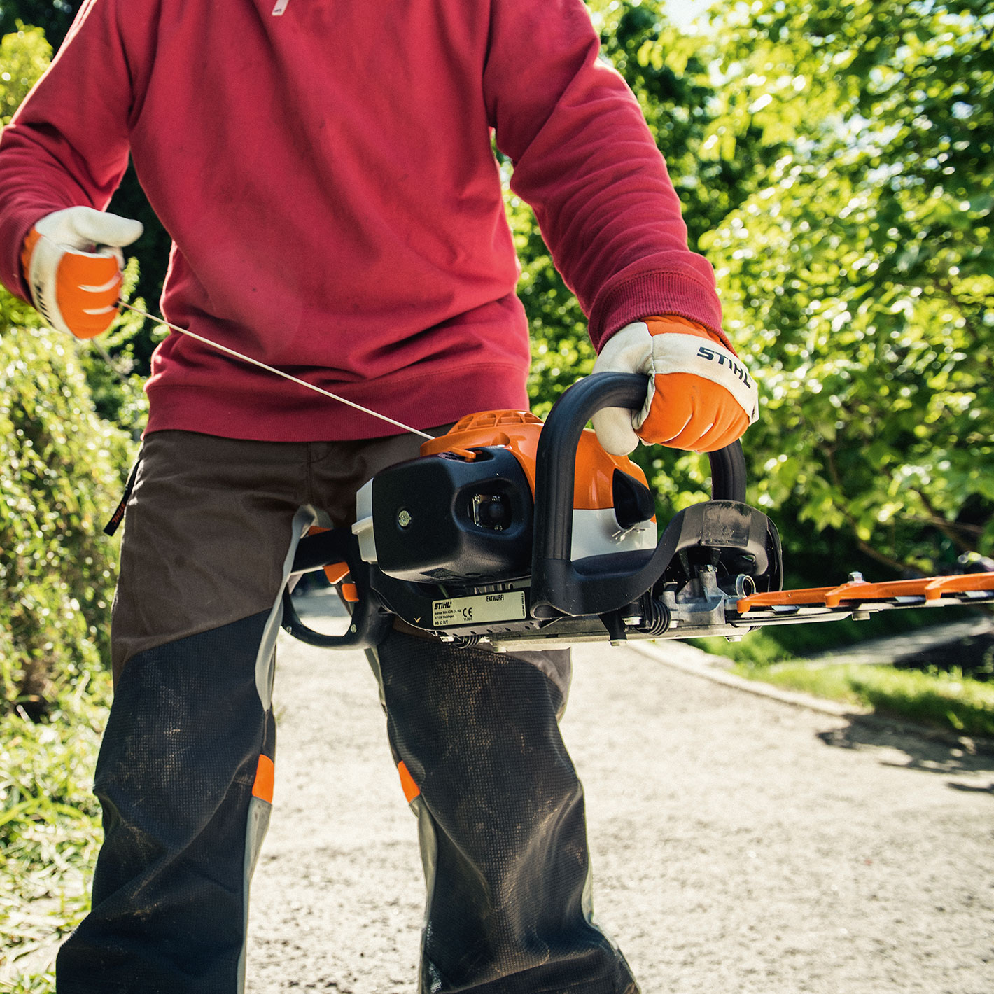 Montage Lame Taille Haie Stihl Hs 75 Taille-haie thermique HS 82 R et HS 82 T | STIHL