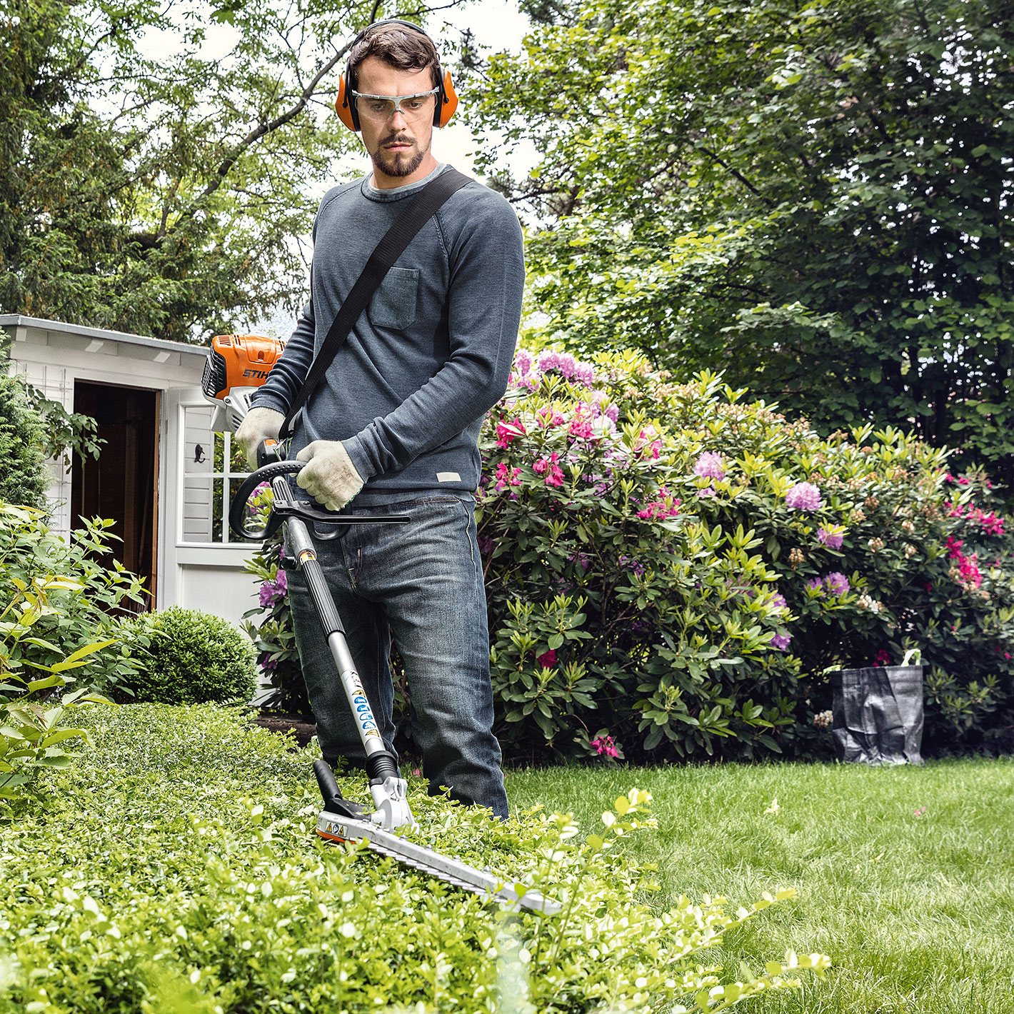 Taille haie Sur Perche CombiSyst me HL KM 145 STIHL
