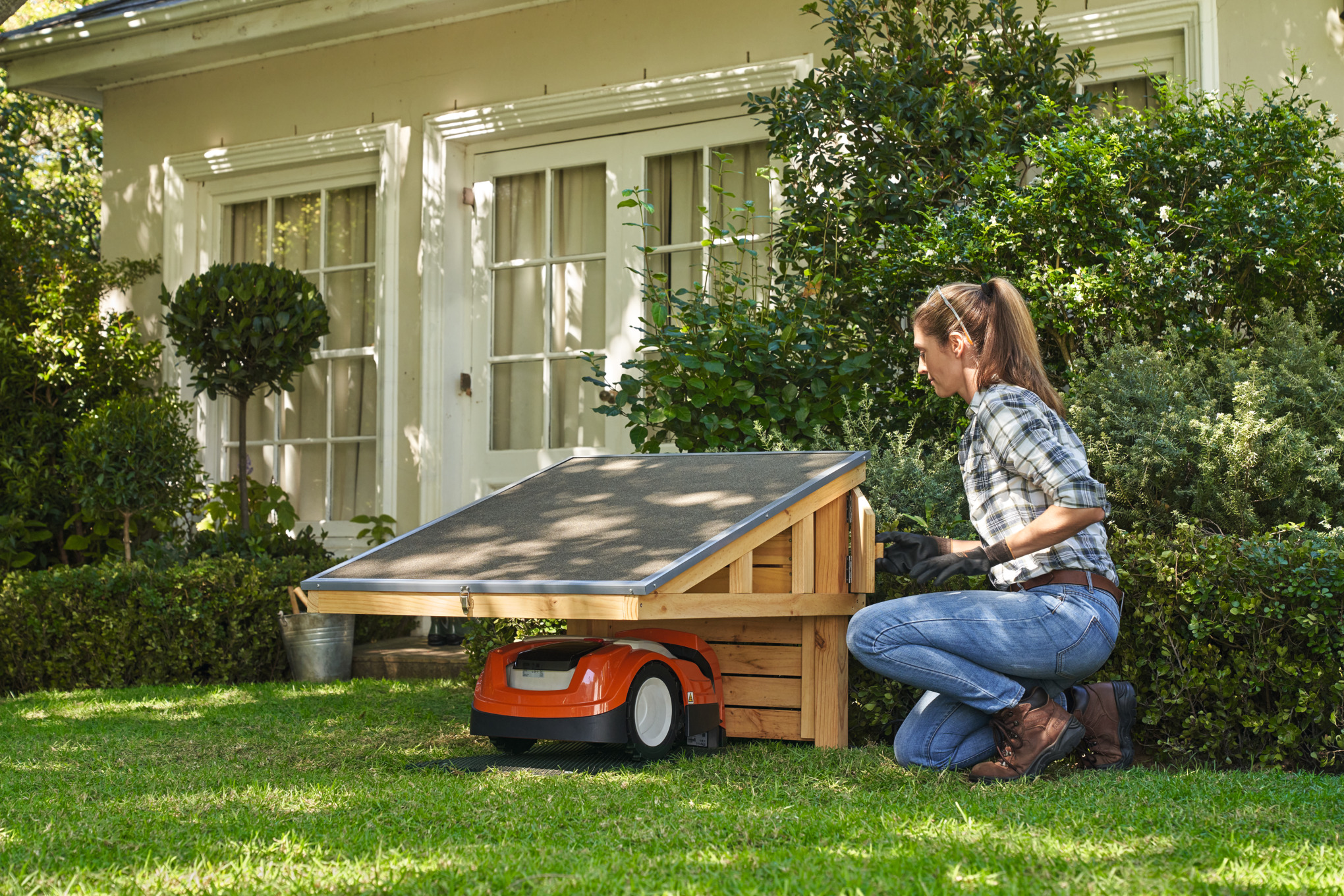 Comment fabriquer un abri pour robot tondeuse iMOW STIHL