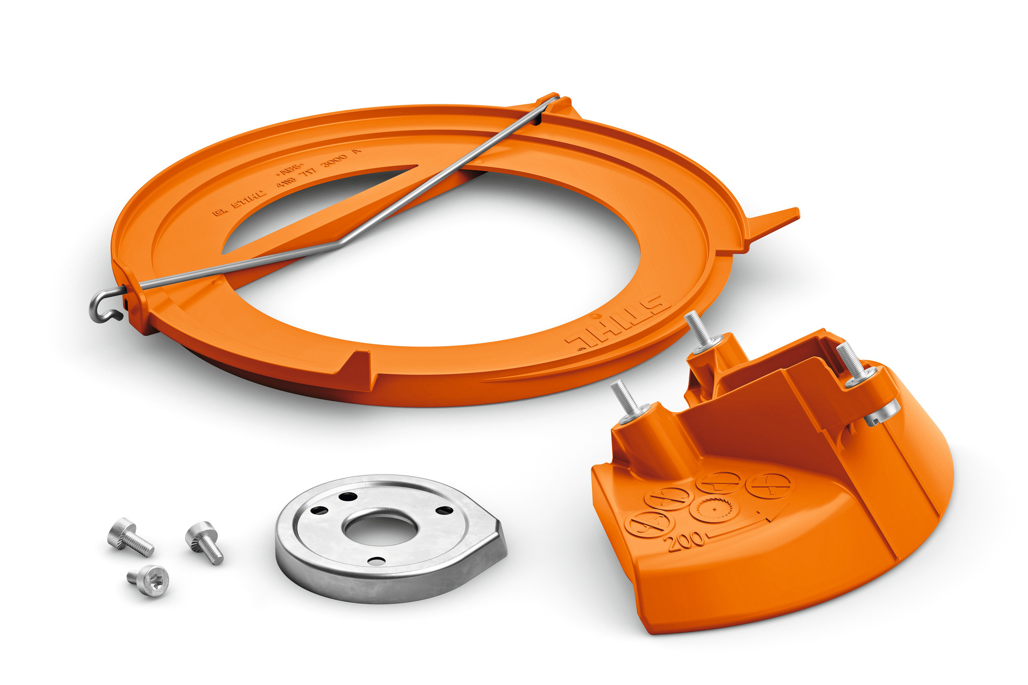 Capot de protection pour scies circulaires, Ø 200 mm