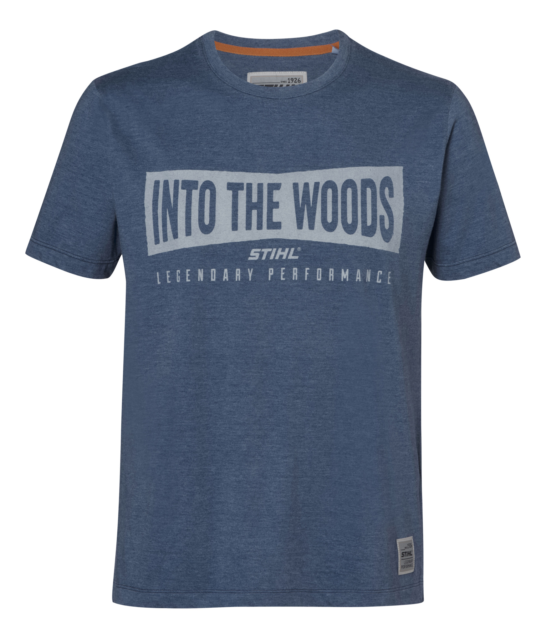 T-shirt "WOODS" Homme - Bleu foncé