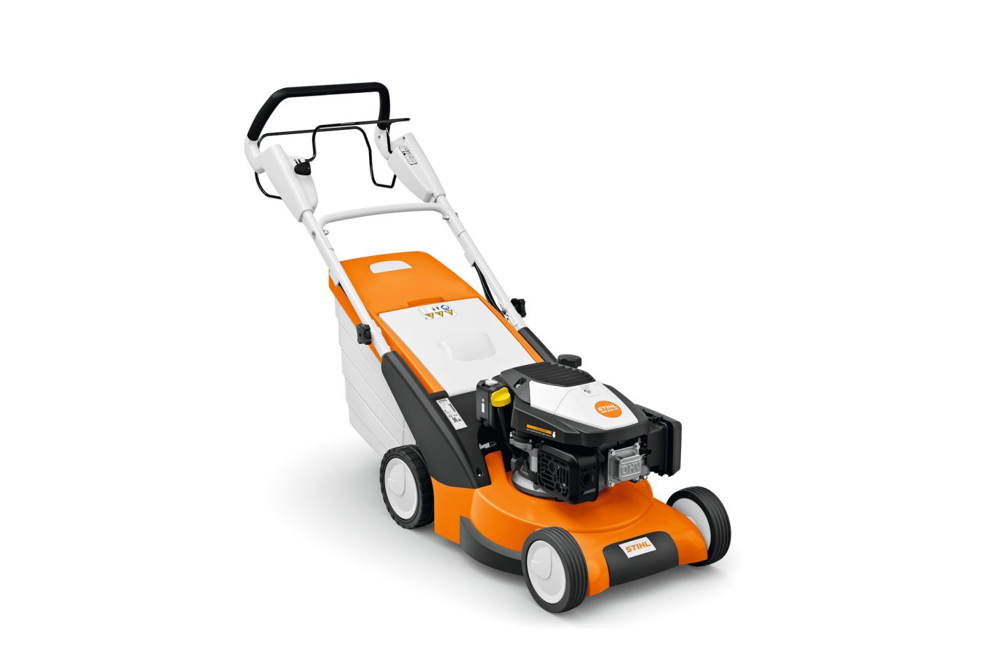 Tondeuse thermique Stihl RM 545 VE démarrage électrique tractée Vario 44 cm
