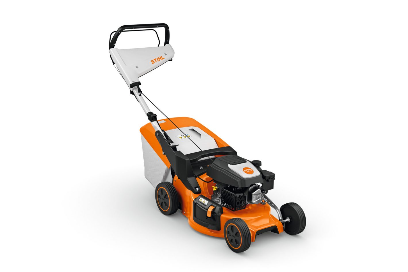 Tondeuse thermique Stihl RM 248 ReadyStart 46 cm carter acier polyvalent