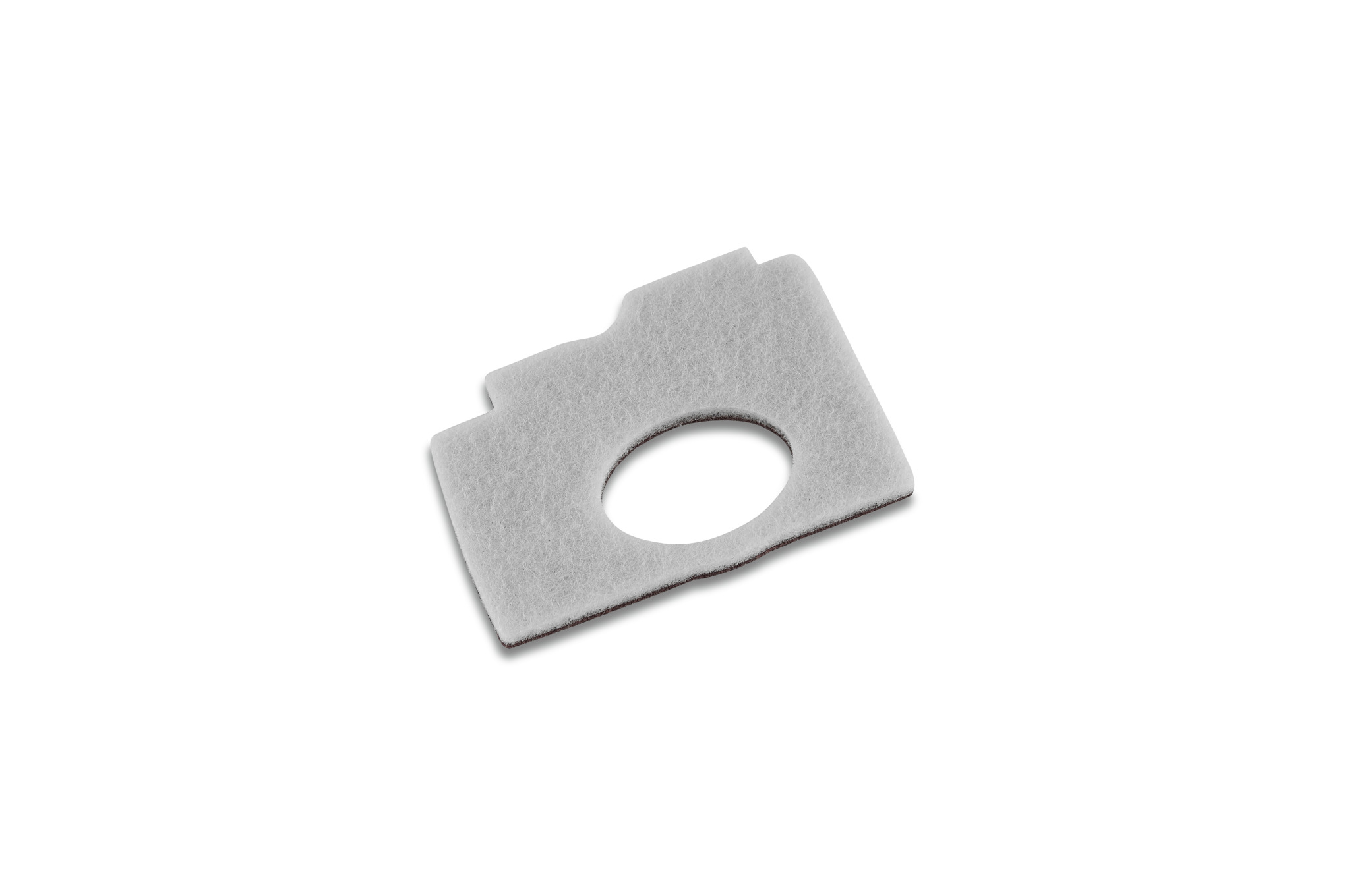 Elément filtrant plat
