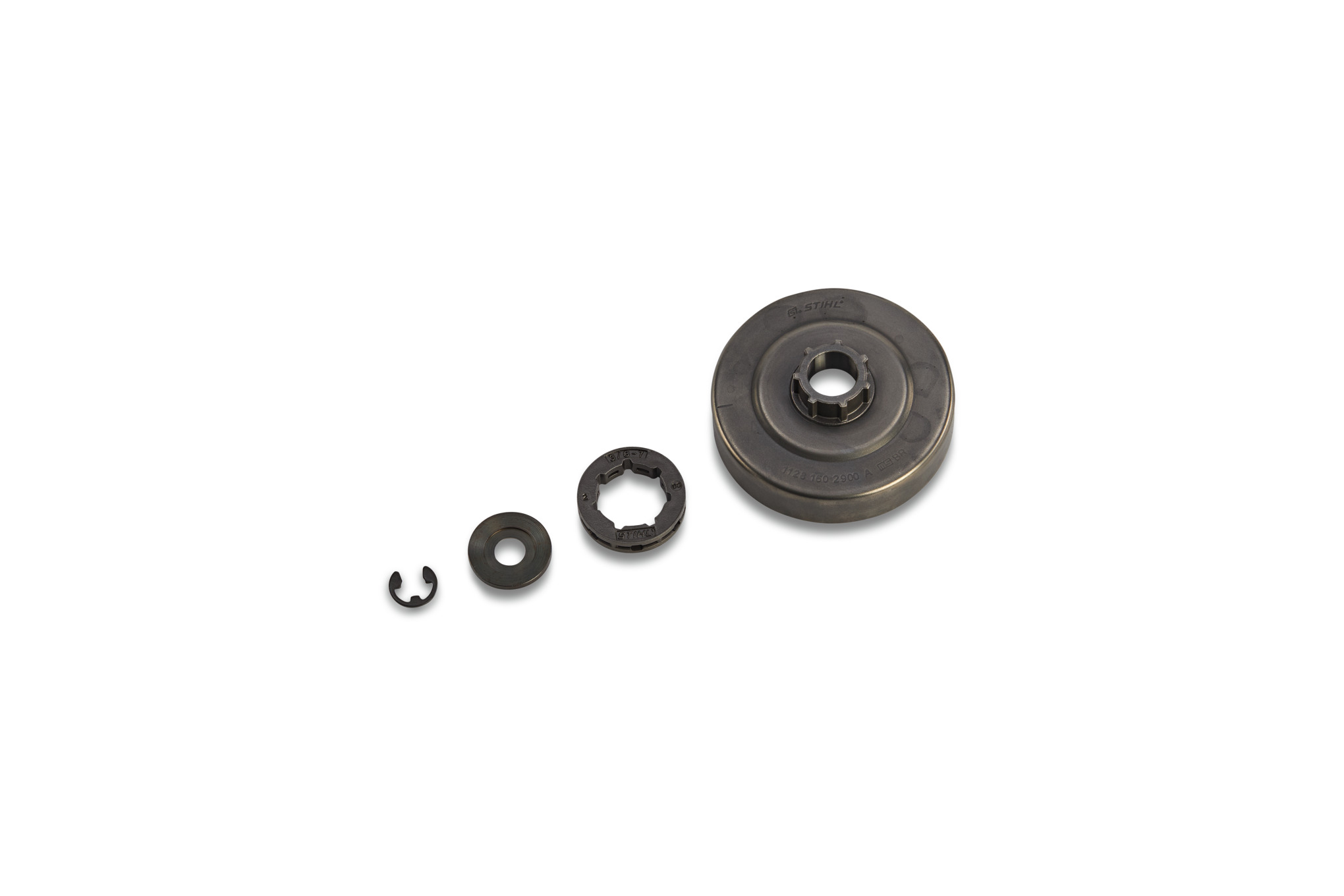 Jeu de pignon à anneau 3/8" 7d