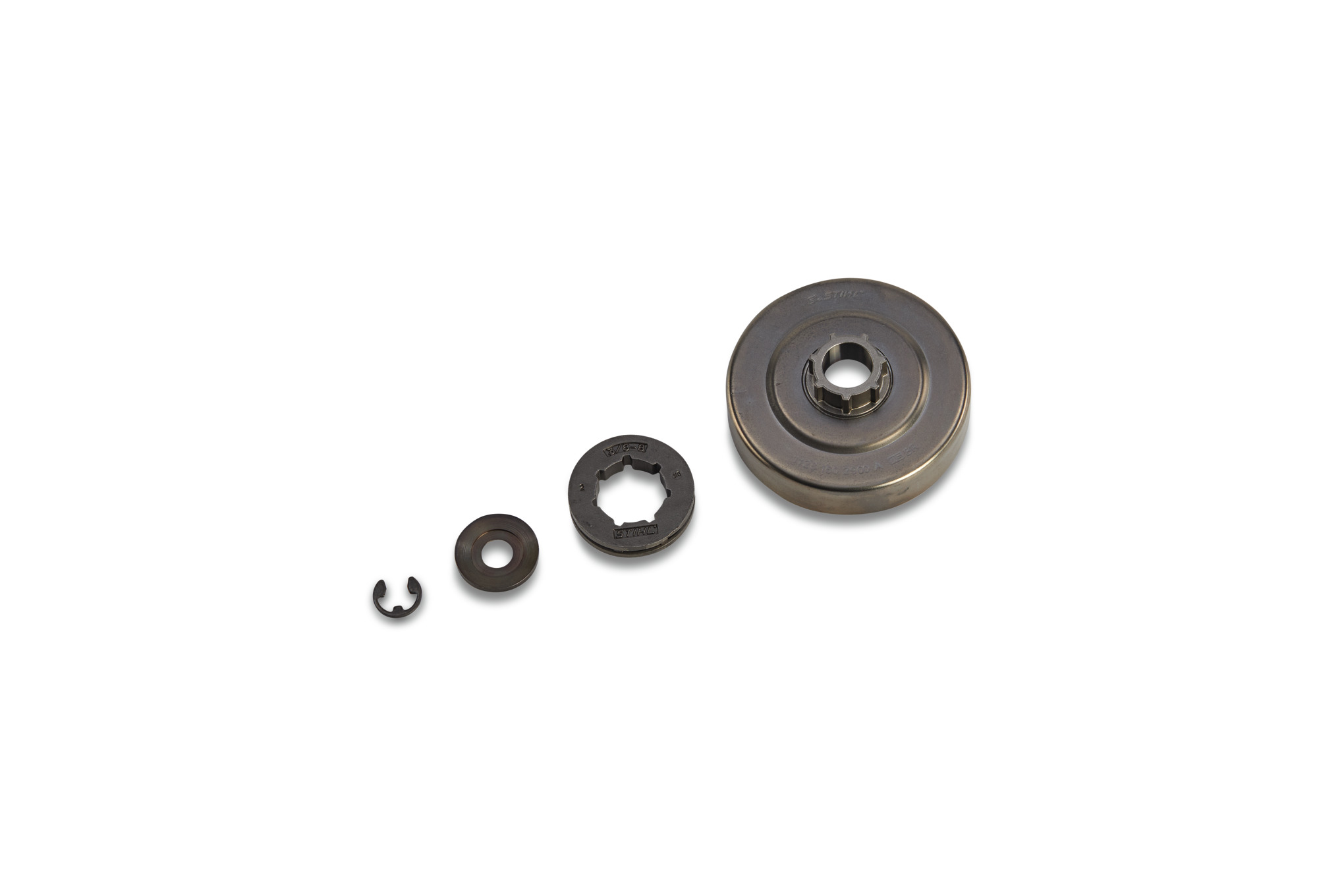 Jeu de pignon à anneau 3/8" 8d