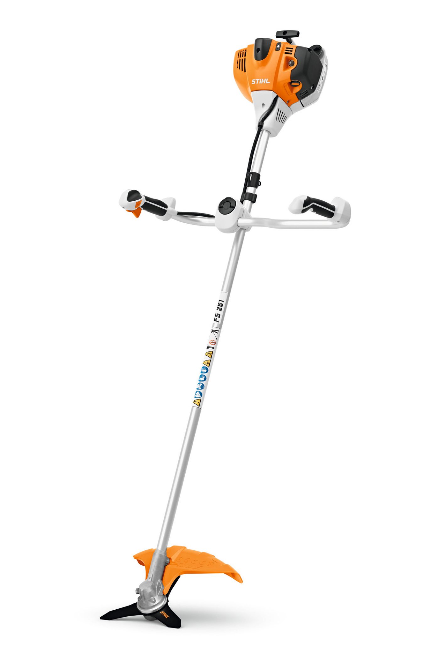 Stihl FS 261 C-E débroussailleuse thermique pro moteur 2-MIX 41,6 cc 2,0 kW largeur de coupe 520 mm ErgoStart anti-vibrations double guidon paysagiste agriculteur grande surface