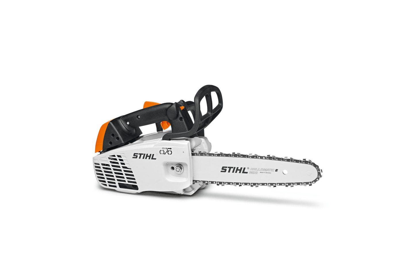 Tronçonneuse d'élagage thermique Stihl MS 194 T top-handle référence des arboristes professionnels