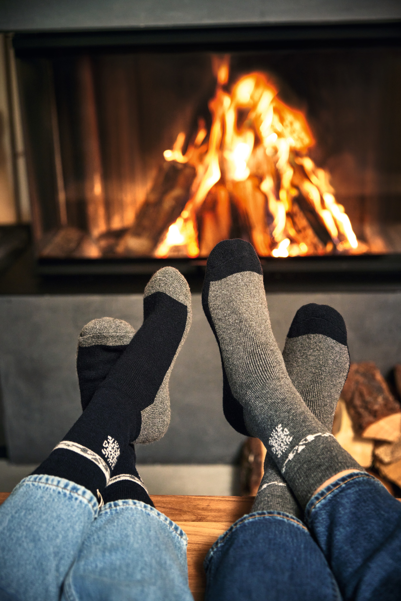 Lot de 2 paires de chaussettes "NOËL STIHL"