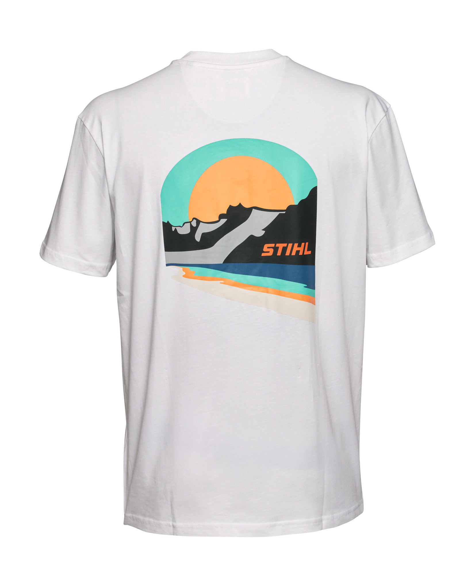 T-shirt SUNSET blanc Homme