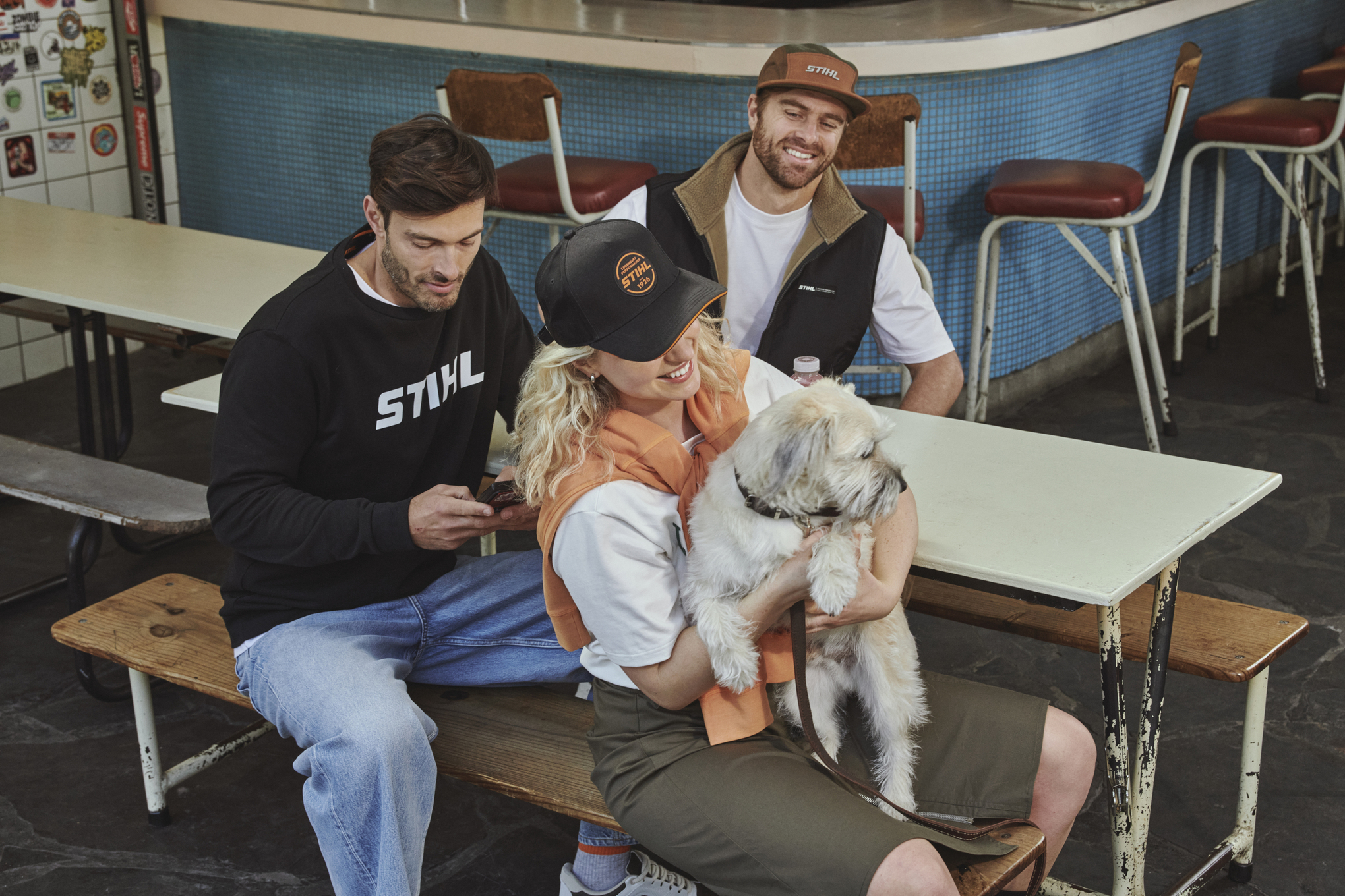Sweat "LOGO" blanc Unisexe
