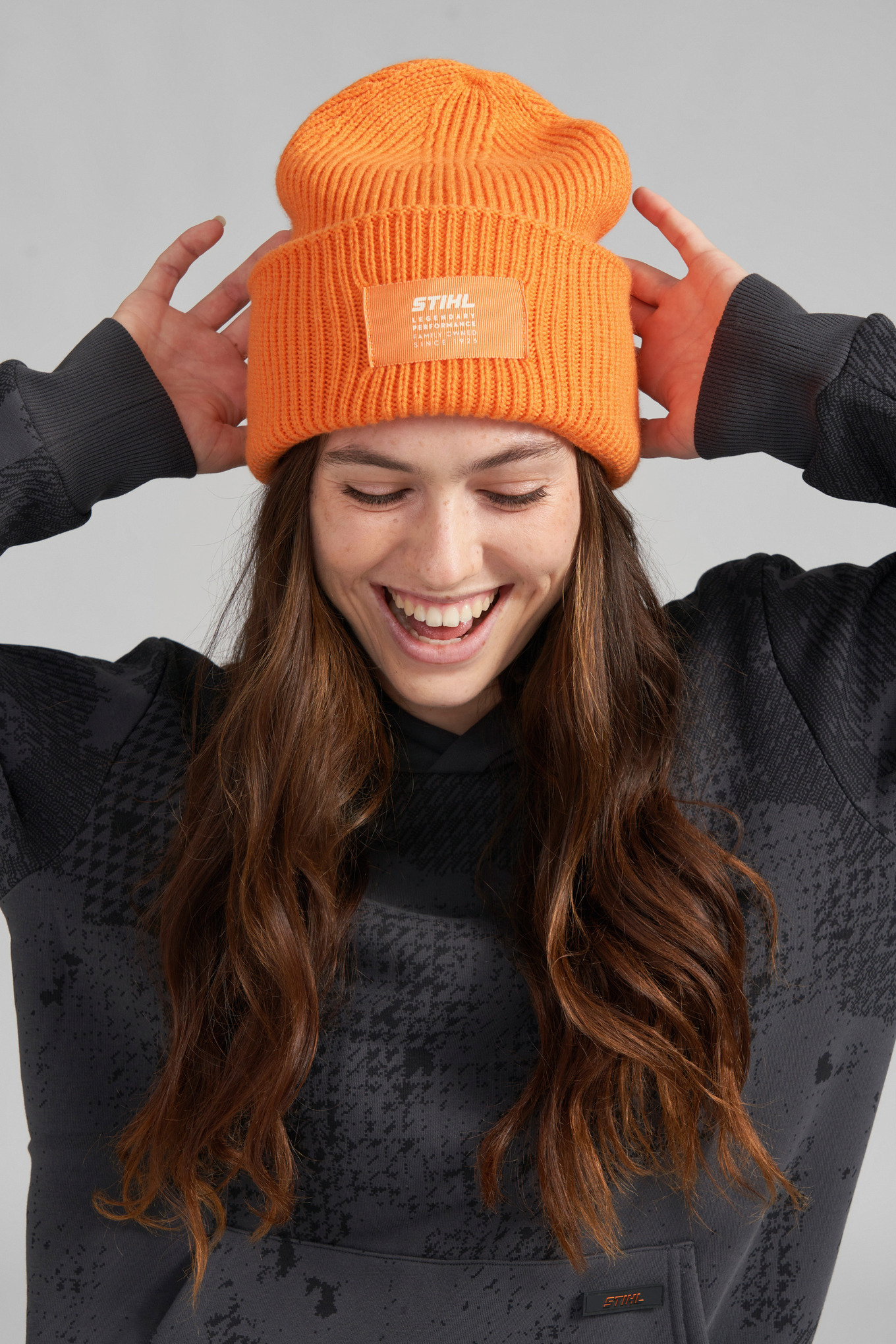 Bonnet OVERSIZED orange