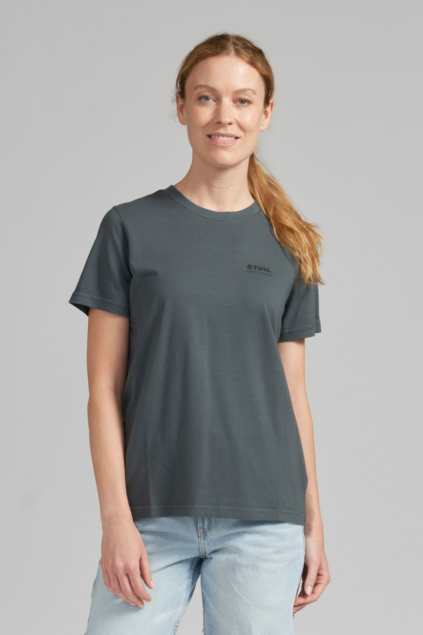 T-shirt BASIC gris Femme