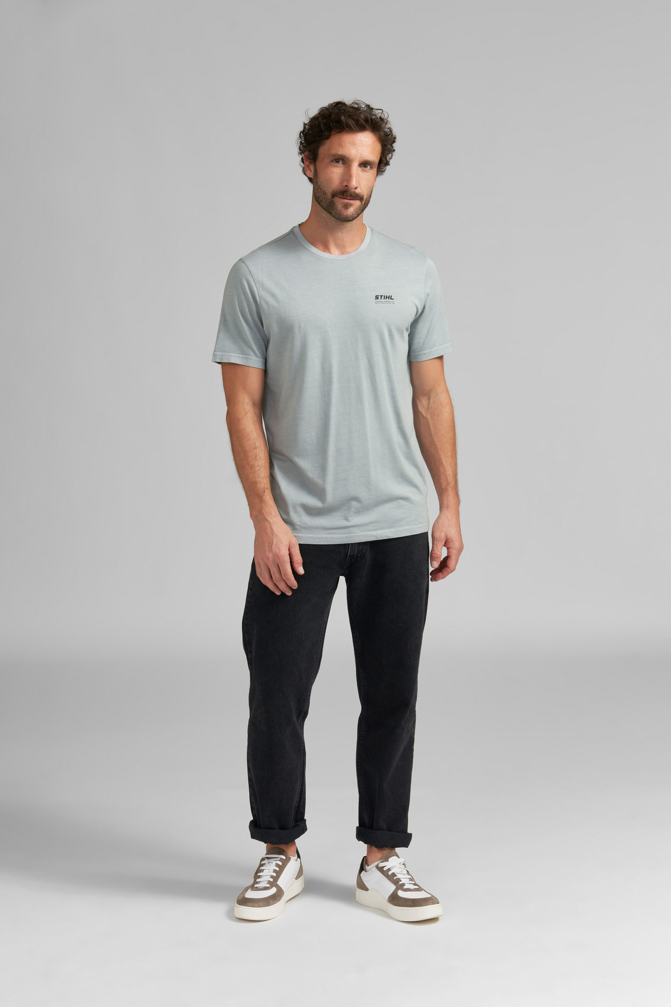 T-shirt BASIC gris Homme