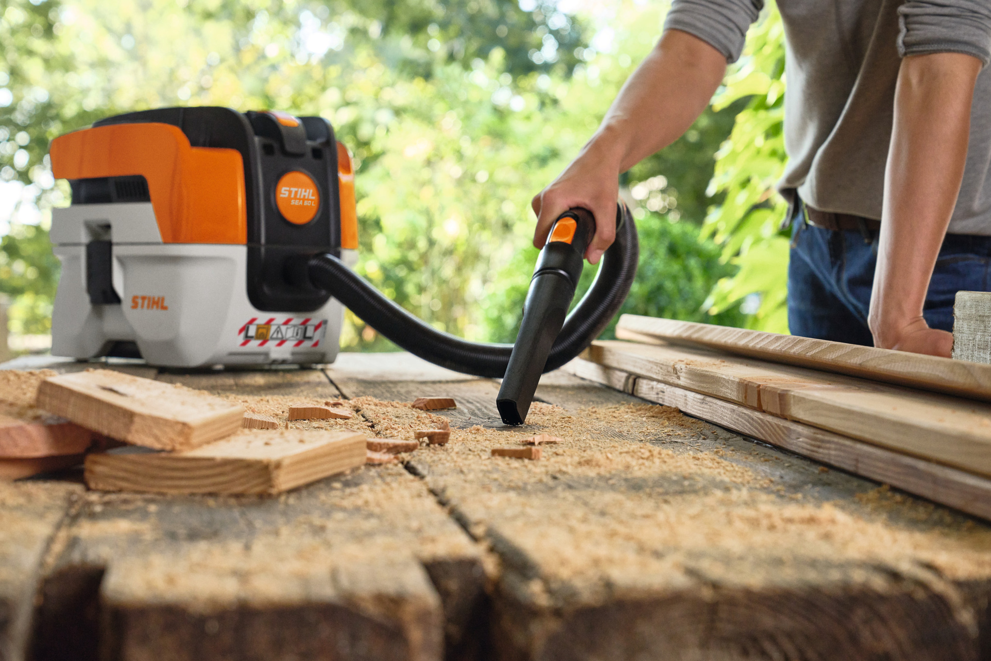 Aspirateur SEA 50 L sans batterie ni chargeur