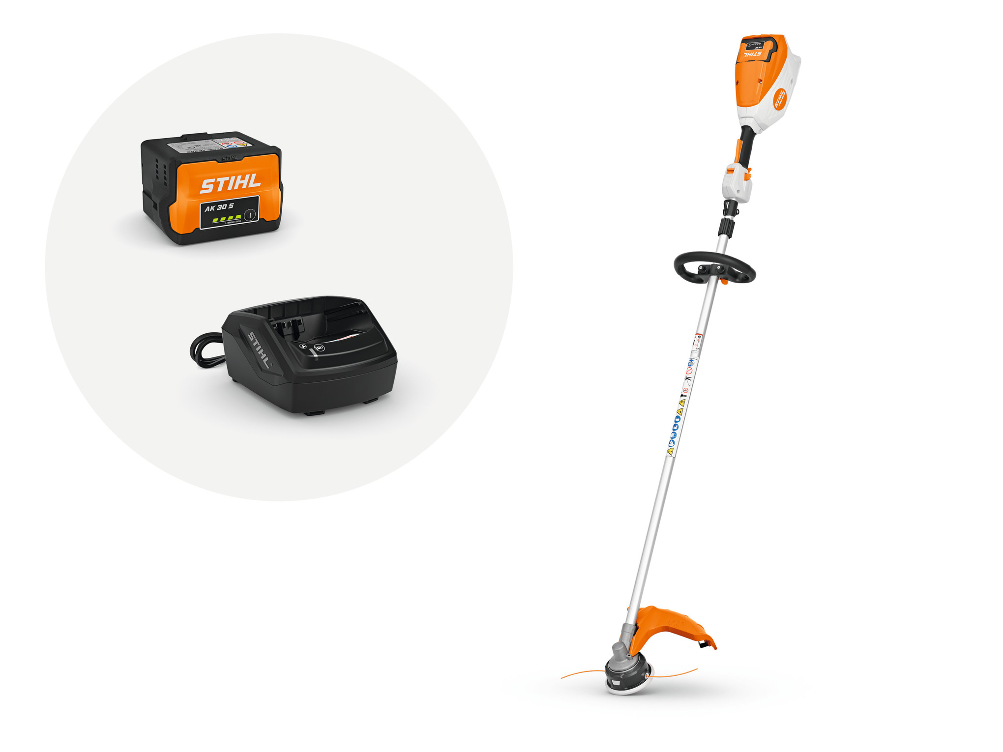 Débroussailleuse FSA 80 R - Pack batterie et chargeur