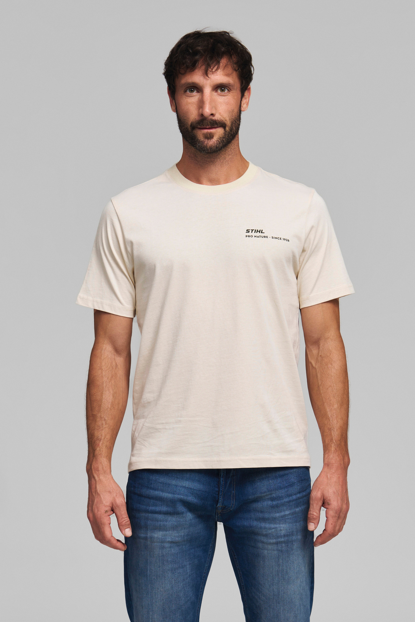 T-shirt TREE CIRCLE beige Homme