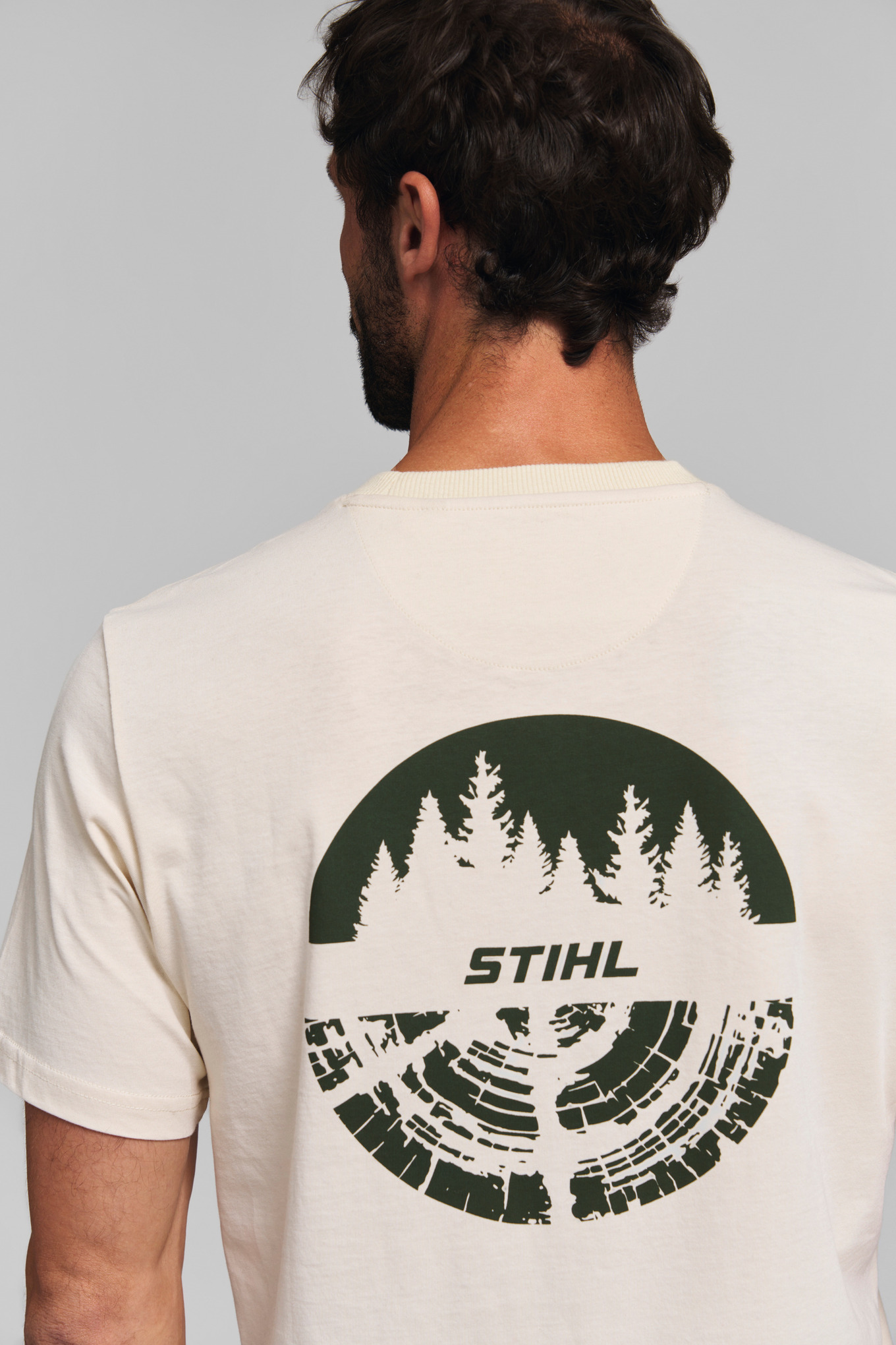 T-shirt TREE CIRCLE beige Homme