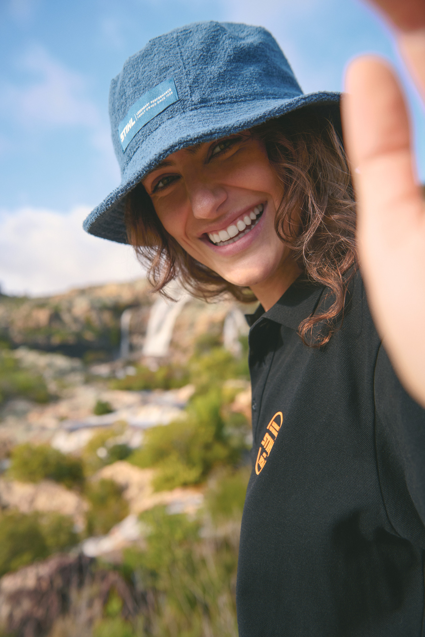 Bob BUCKET TERRY bleu