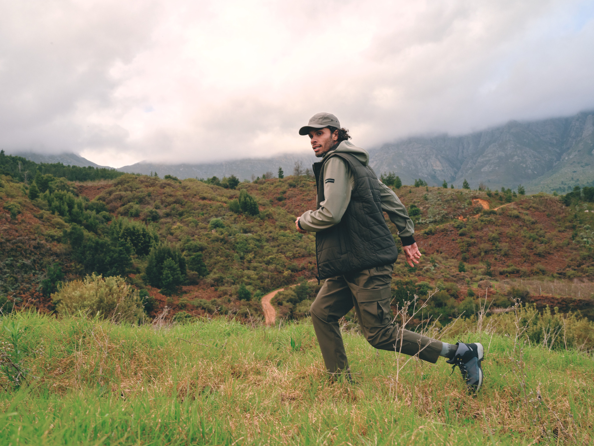 Veste sans manches CASUAL verte