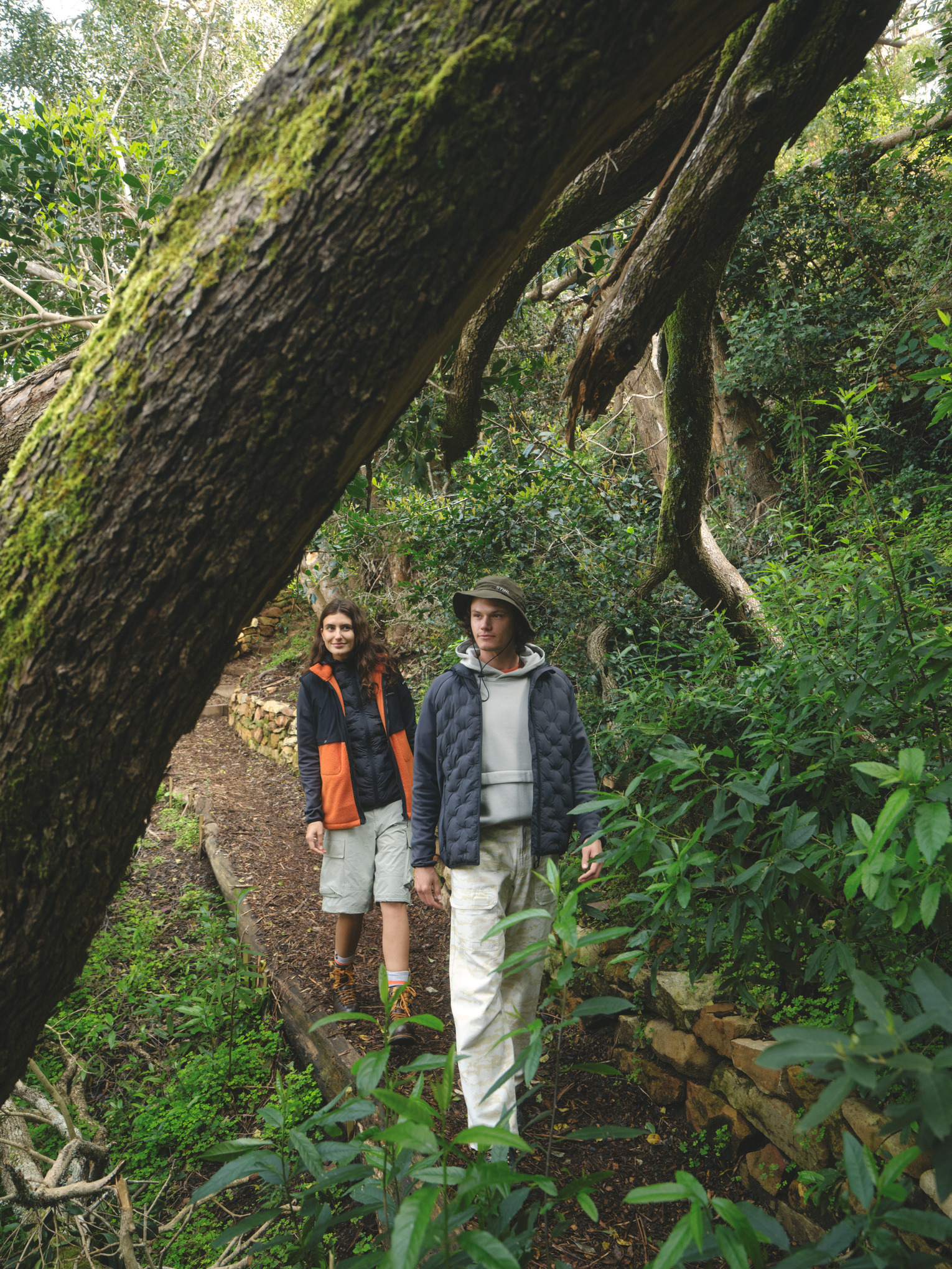 Veste HYBRID HOOD grise homme