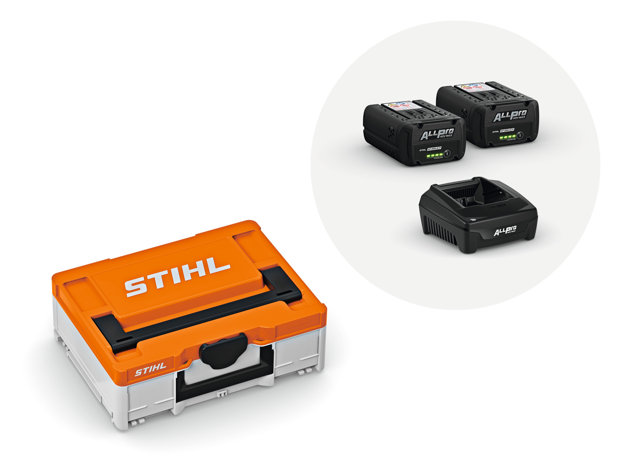 Power Box 1 – 2 batteries AP 200 P, chargeur AL 301 et mallette