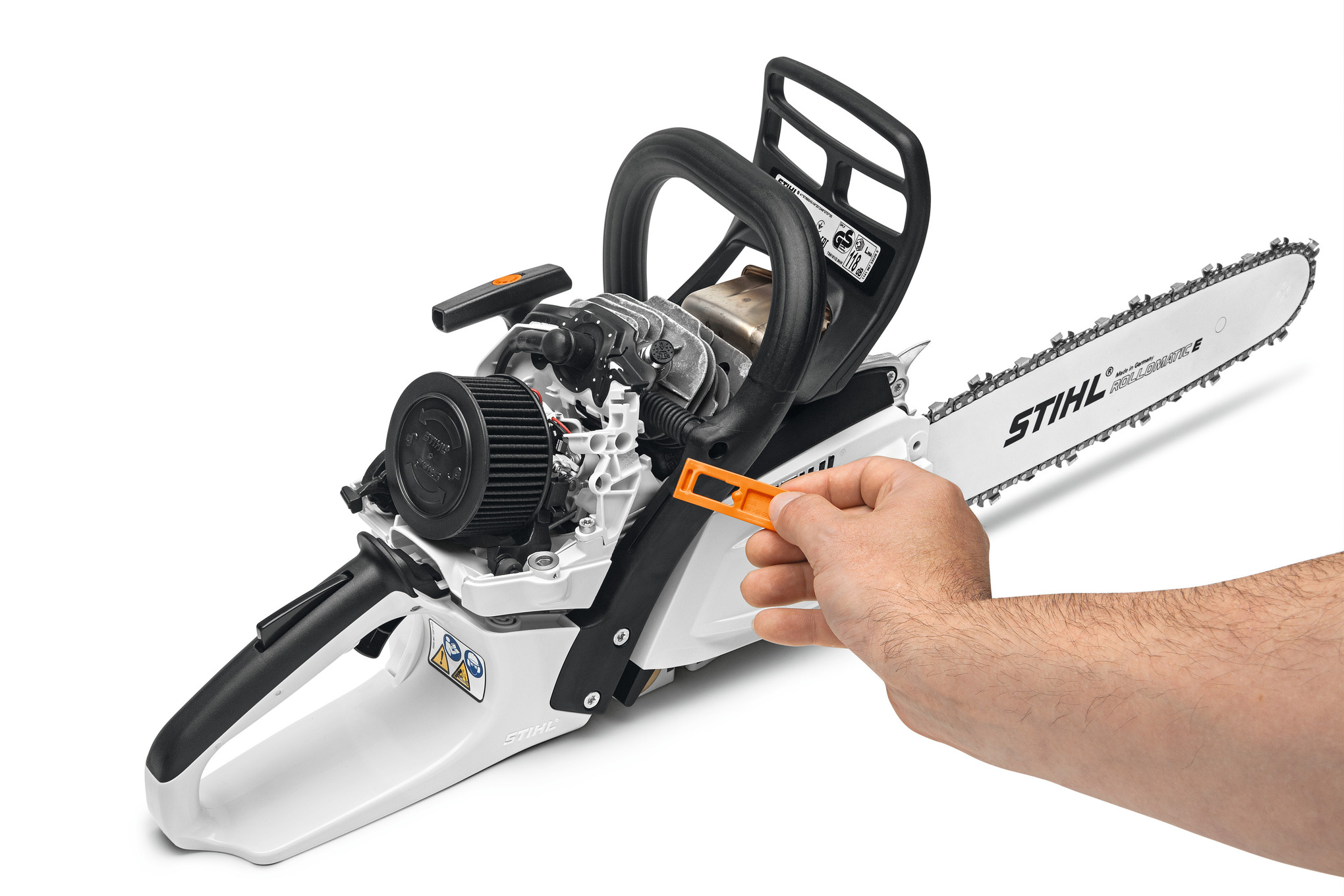 Tronçonneuse thermique Stihl MS211CBE guide 40 cm 35 cc