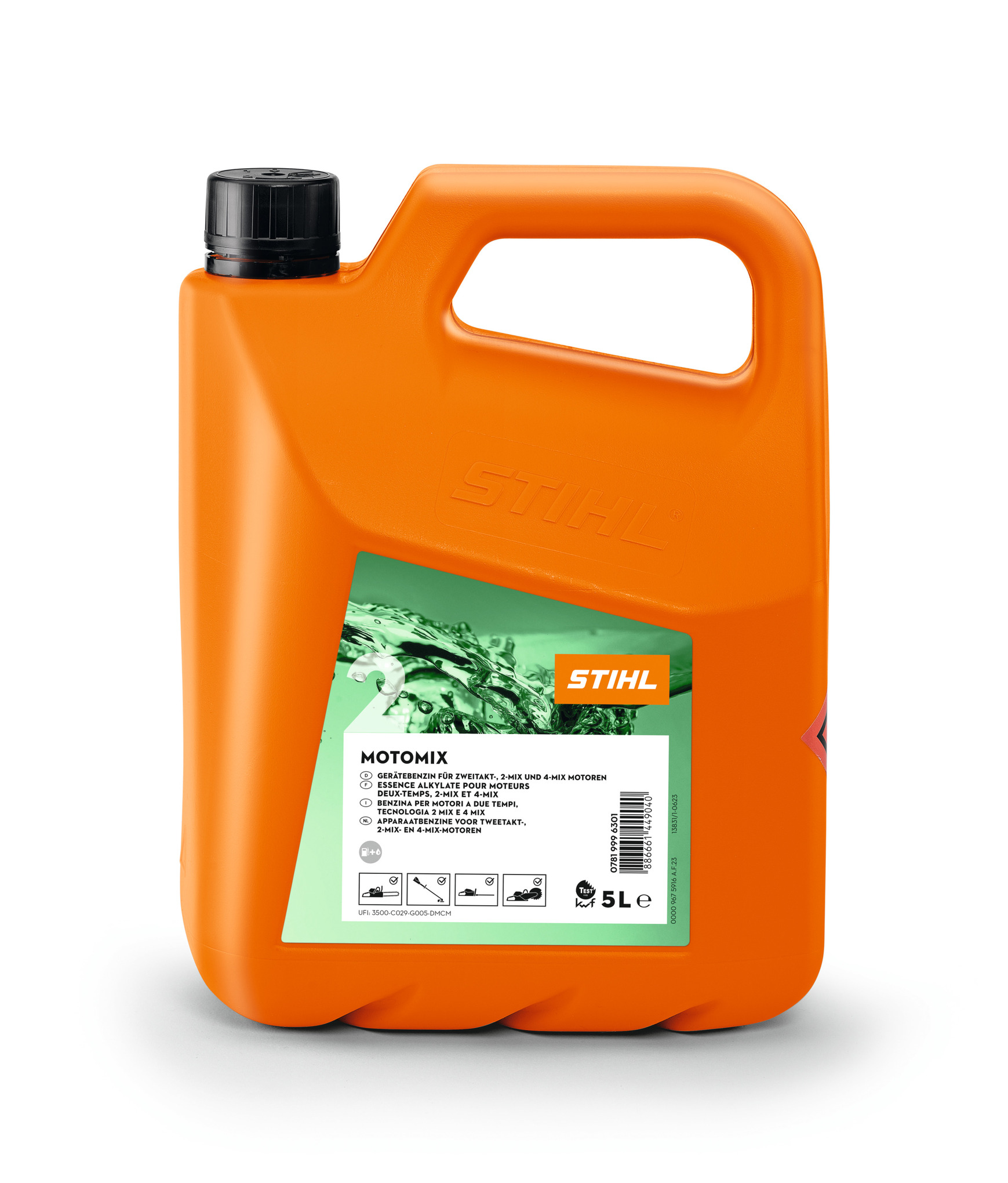 Les produits   Huile et additif - Mélange pour moteur 2 temps  longue conservation 1L