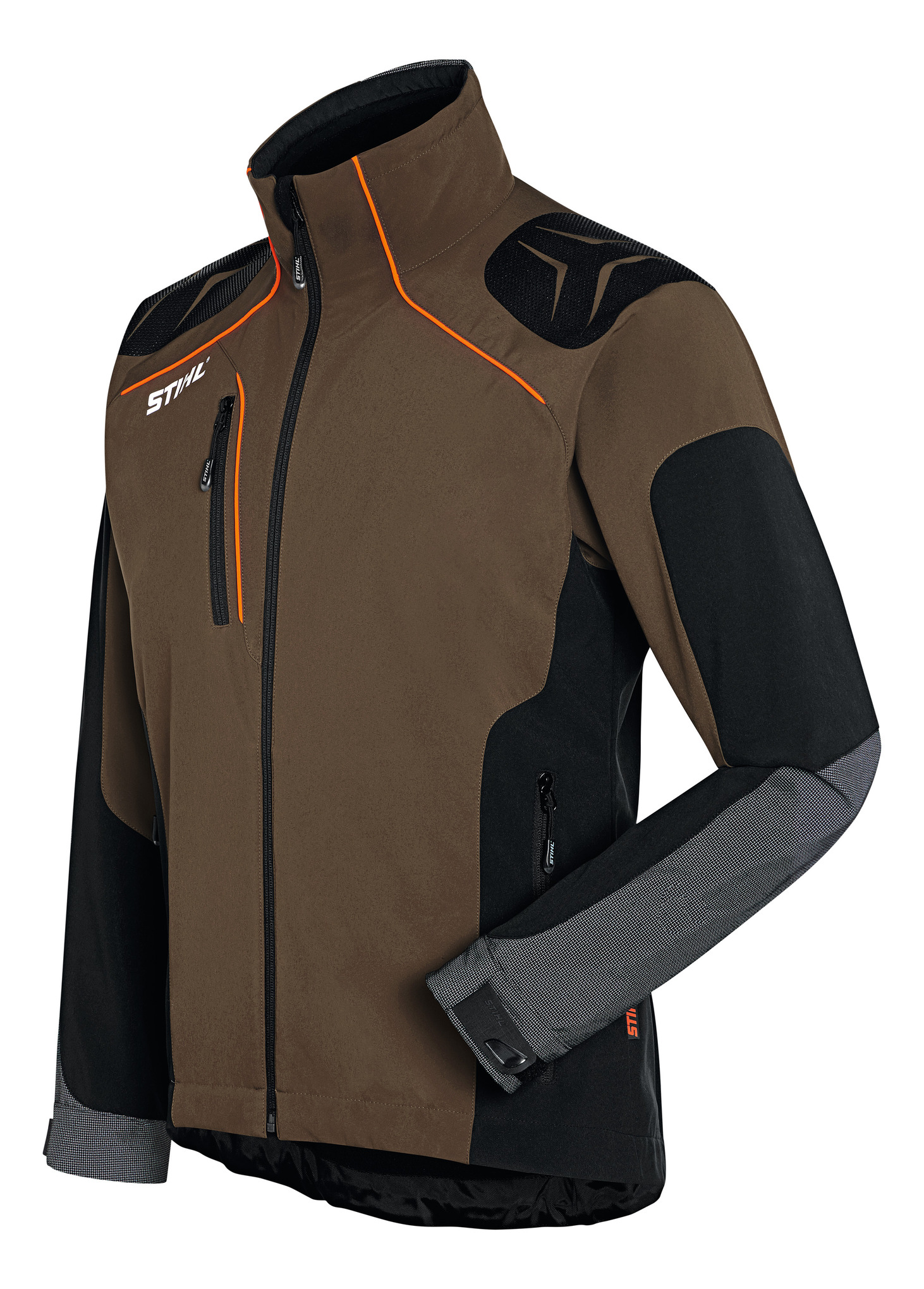 Veste ADVANCE X-SHELL tourbe/noire