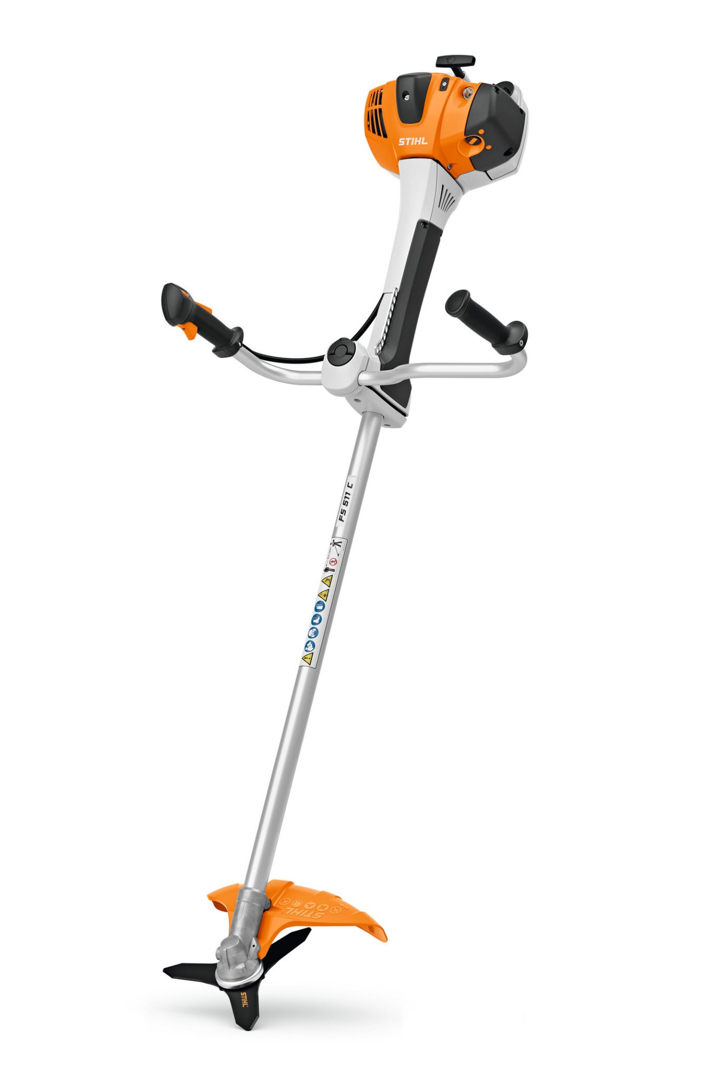 Stihl FS 511 C-EM débroussailleuse thermique professionnelle moteur 2-temps 51,6 cm3 2,40 kW fauchage 560 mm M-Tronic couteau Duro broyeur 320-2 harnais forestier
