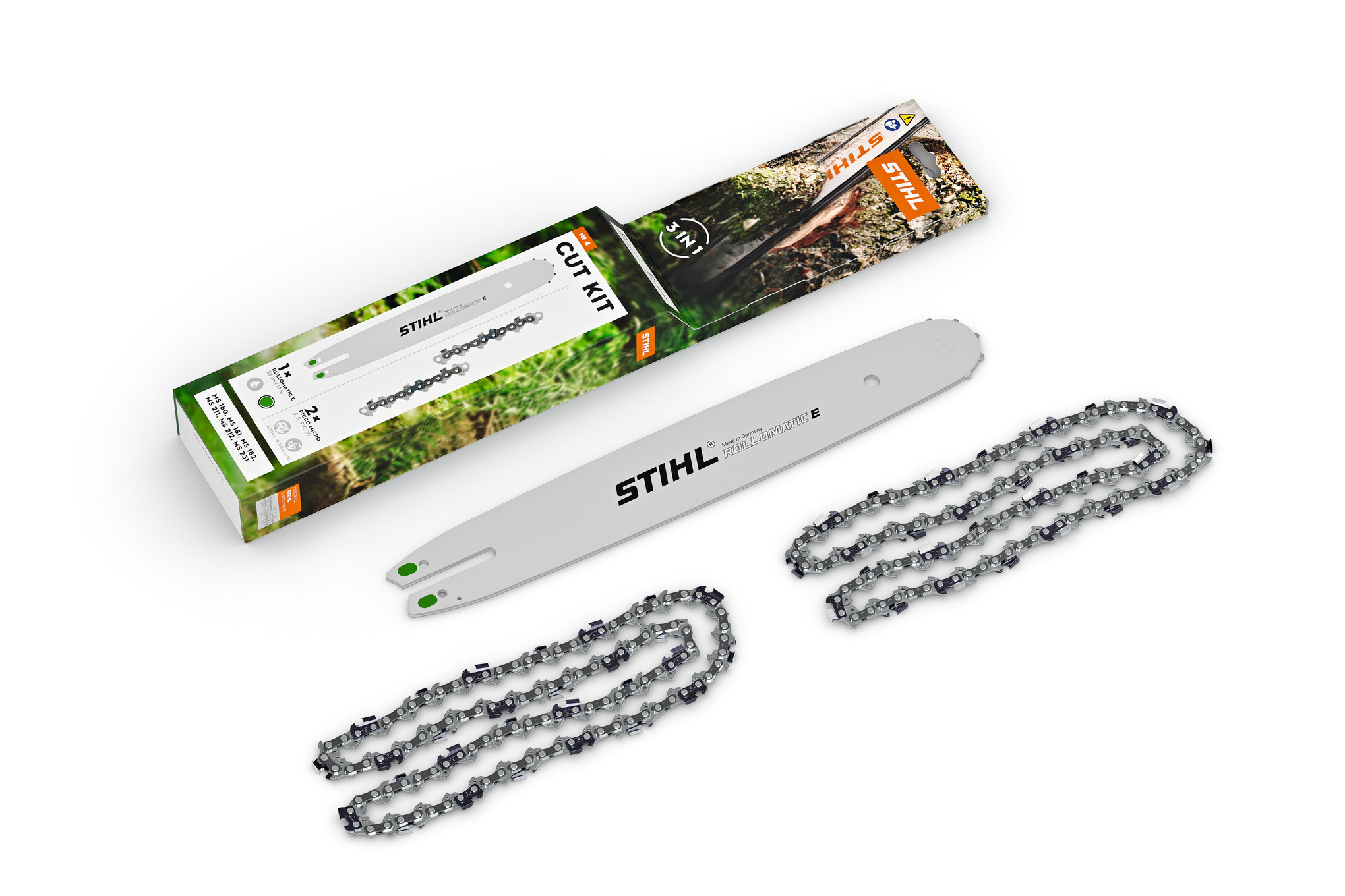 Chaîne 50 maillons - Compatible tronçonneuses STIHL MS 181 et 211