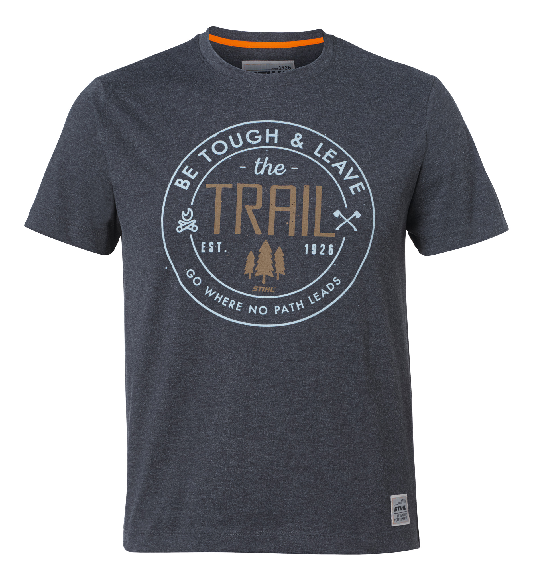T-shirt gris foncé "Be tough"