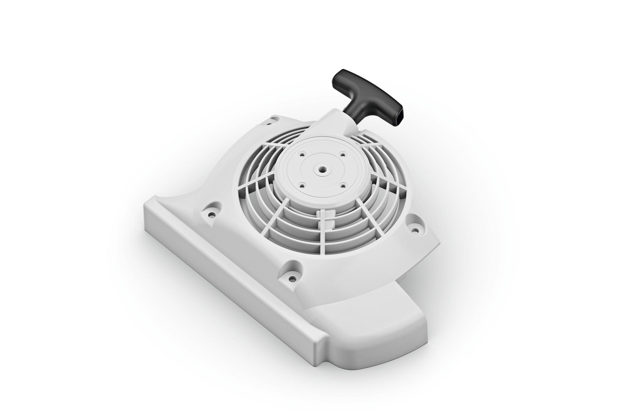 Carter de ventilateur avec lanceur