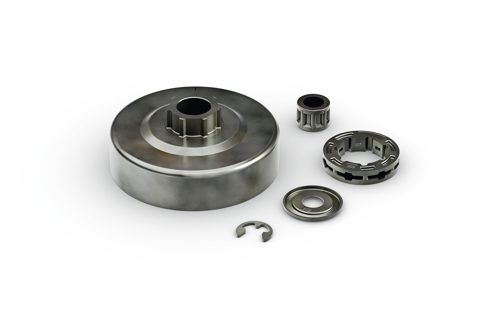 Jeu de pignon à anneau 3/8" 7D