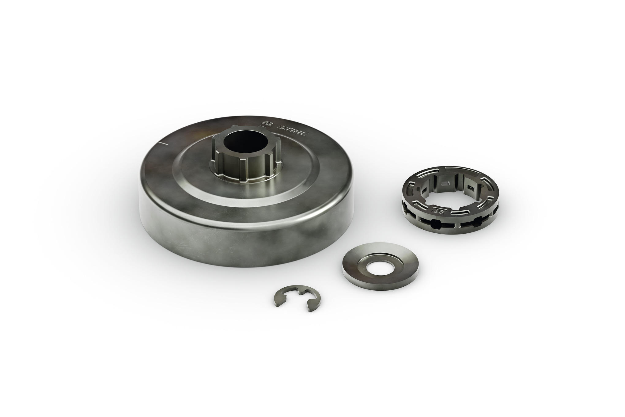 Jeu de pignon à anneau 3/8" 7D
