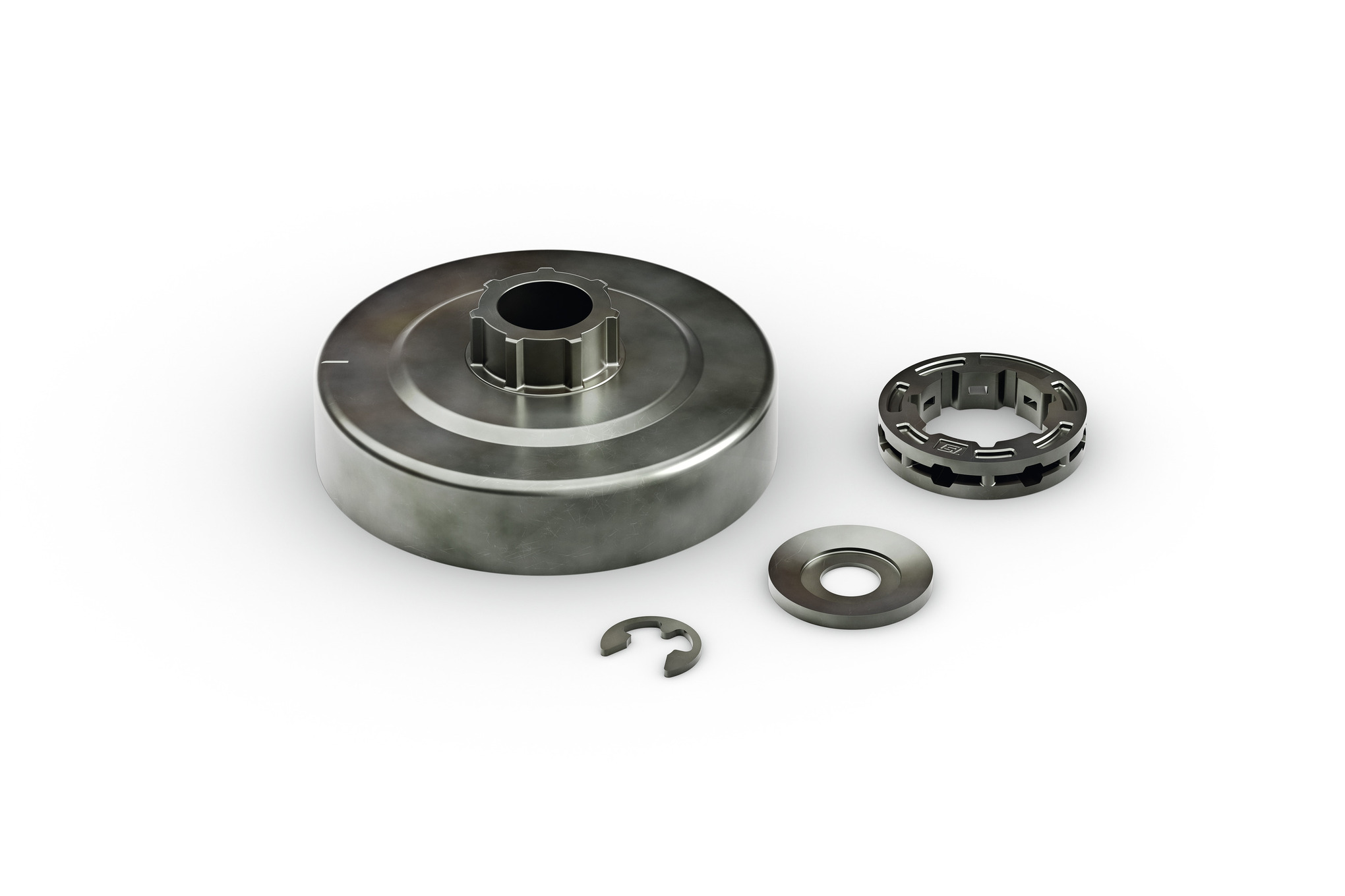 Jeu de pignon à anneau 3/8" 7D