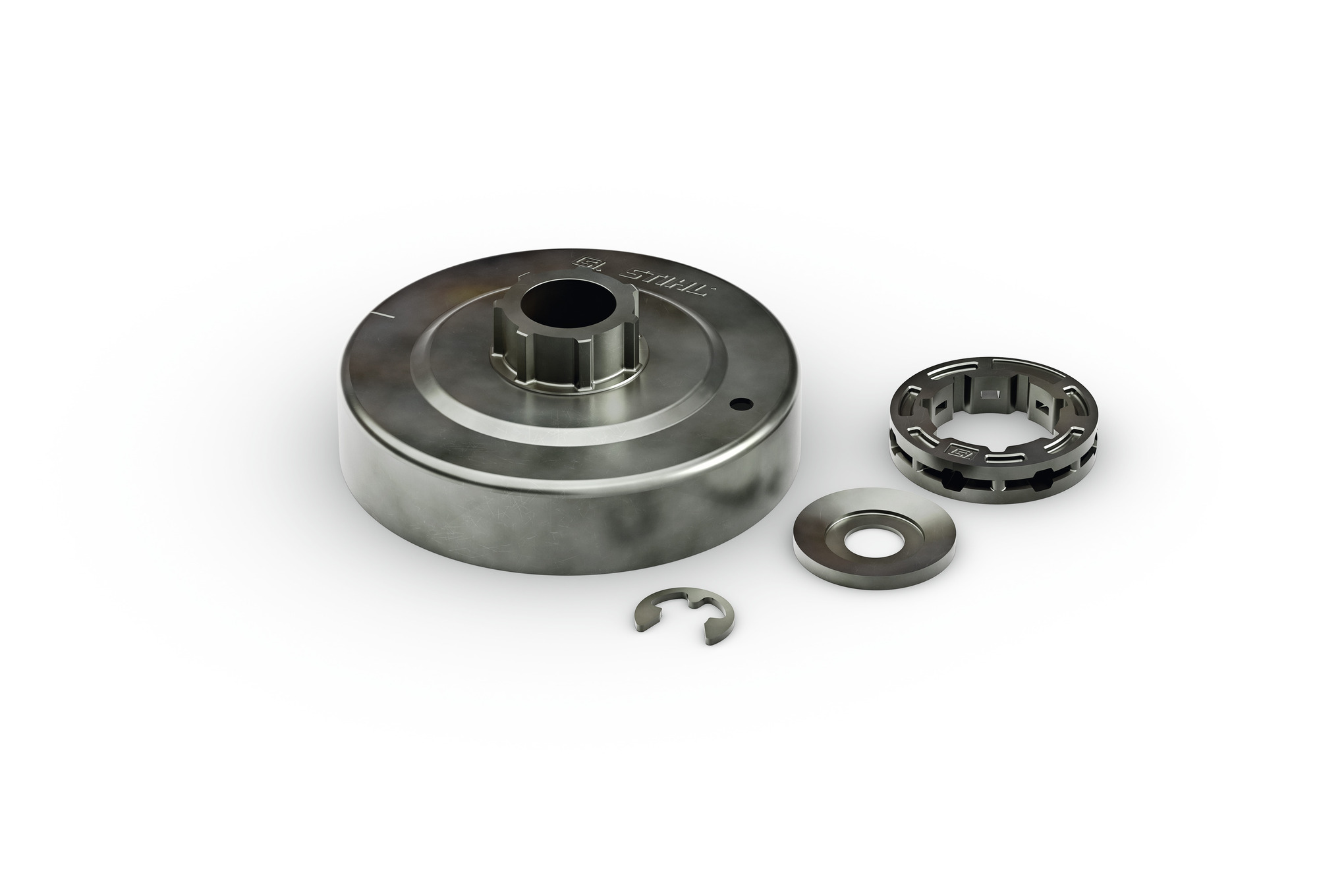 Jeu de pignon à anneau 3/8" 7D