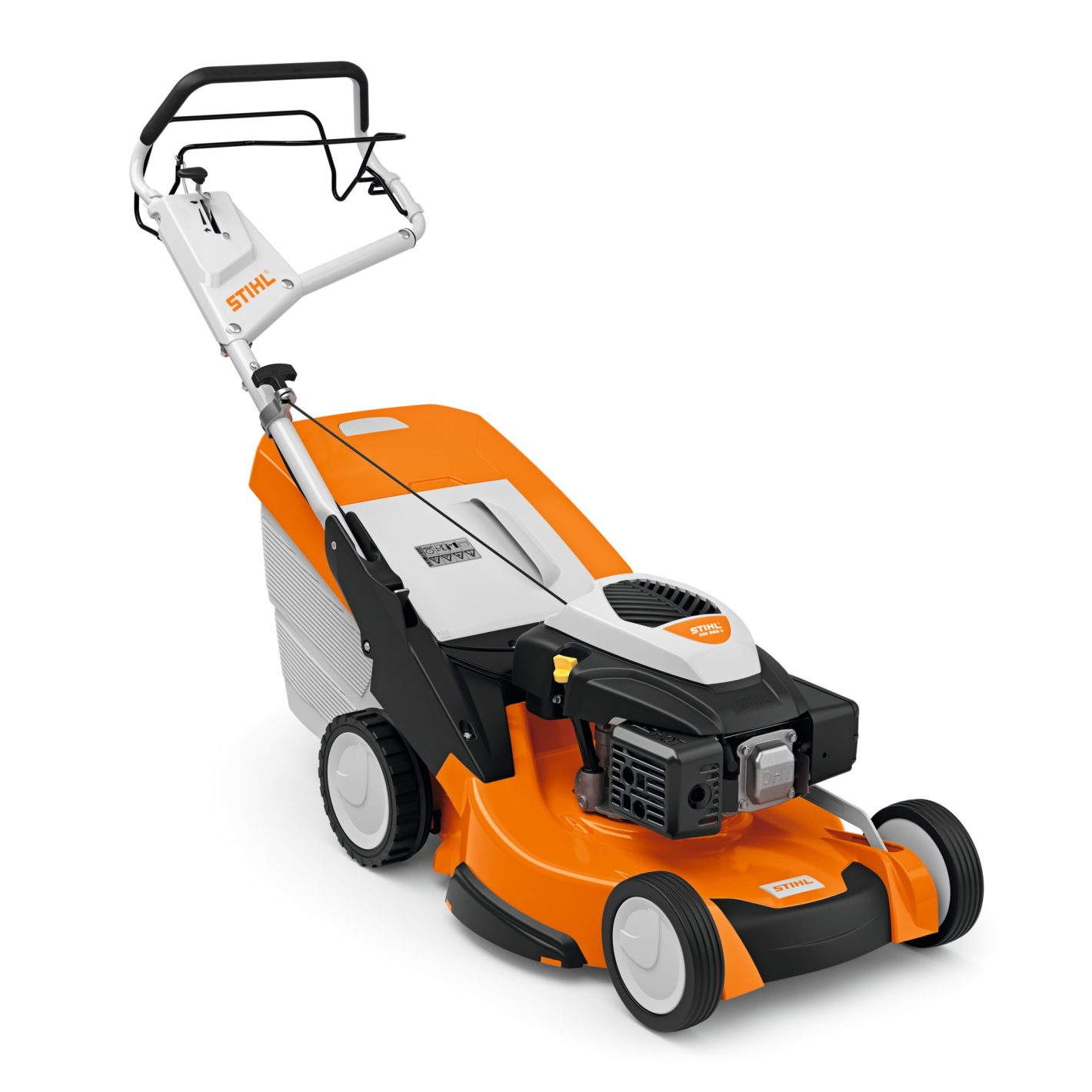 Tondeuse thermique semi-pro Stihl RM 655 V Kawasaki Vario 53 cm carter aluminium