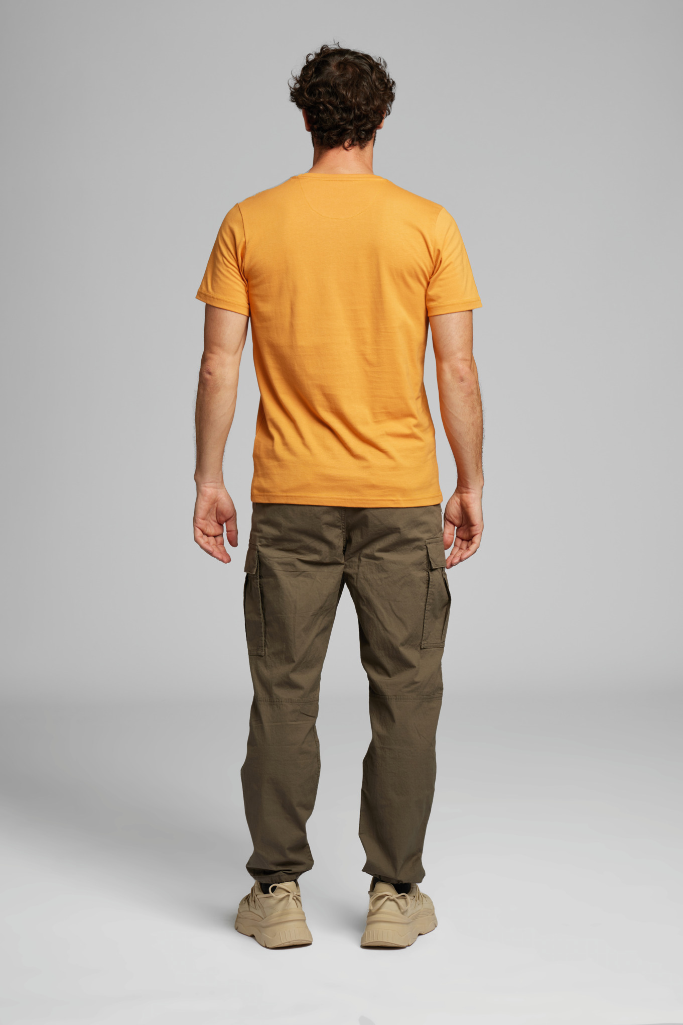 T-shirt "SUSTAINABLE LOGO" orange Homme
