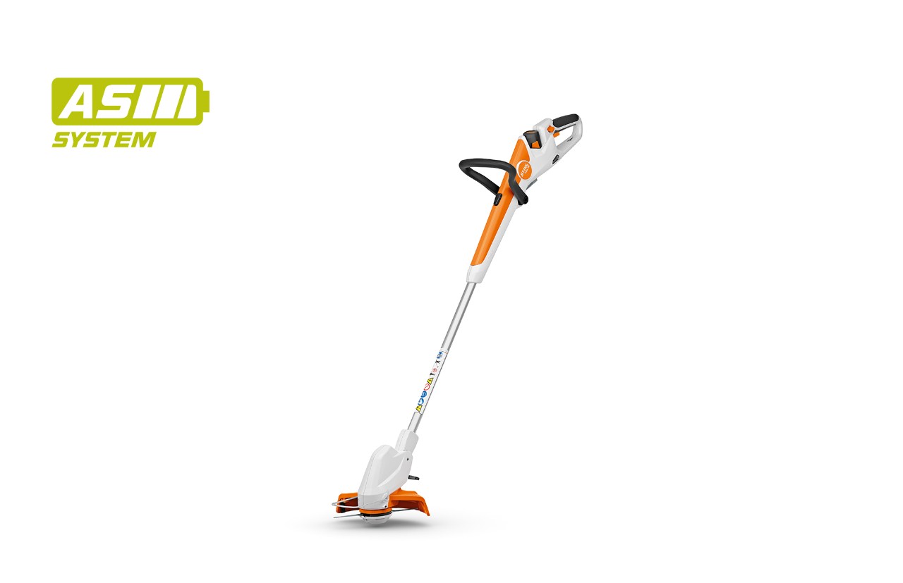 Image produit de la débroussailleuse à batterie STIHL FSA 30, icône de batterie en haut à gauche pour le système AS de STIHL