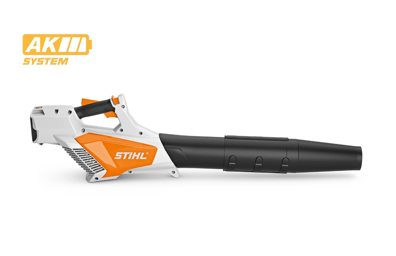 Image produit d’un souffleur à batterie STIHL BGA 57, icône de batterie en haut à gauche pour le système AK de STIHL